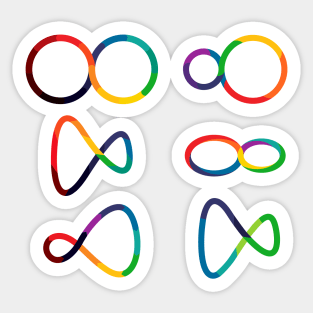 Infinity Colorful Sticker